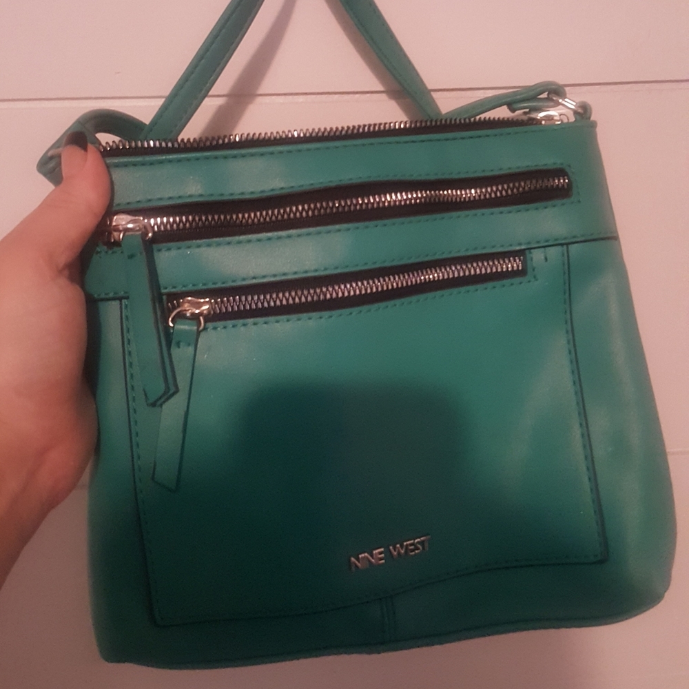 Nine west turquoise purse small crossbody